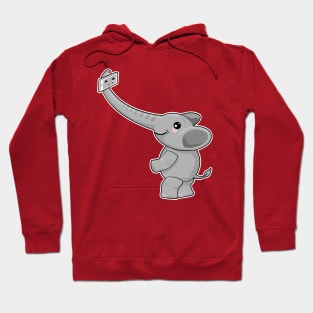 Cute Elephant selfie Hoodie